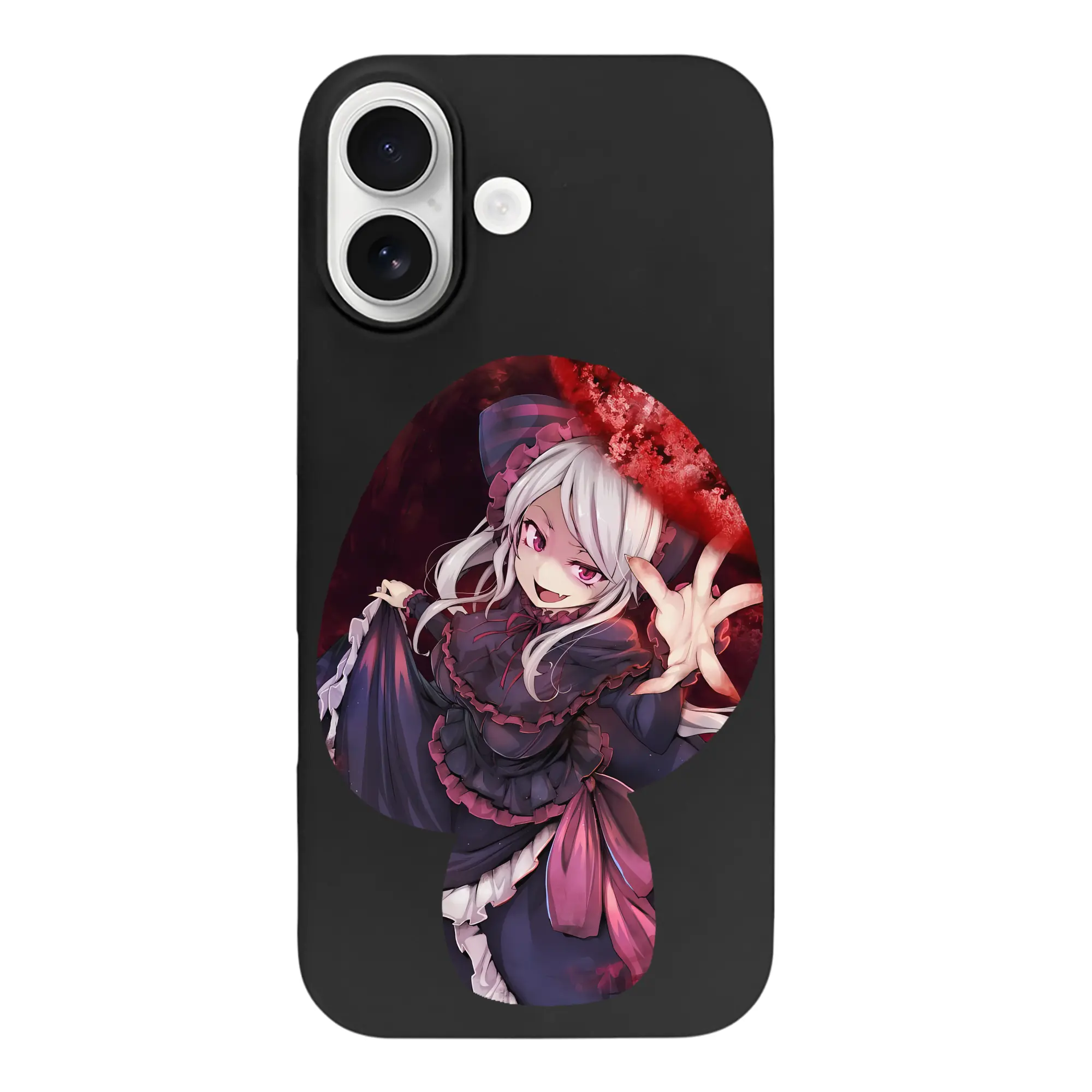 オーバーロード グッズ シャルティア・ブラッドフォールン - iPhone 17 シリーズ シリコンケース 薄型 耐衝撃 指紋防止 ソフトタッチカバー 精密フィット 傷防止 保護ケース iPhone 17/17 Air/17 Pro/17 Pro Max 対応